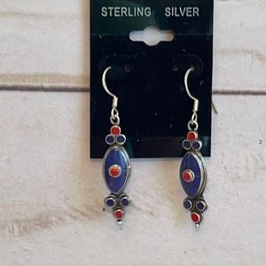 Earrings Blue